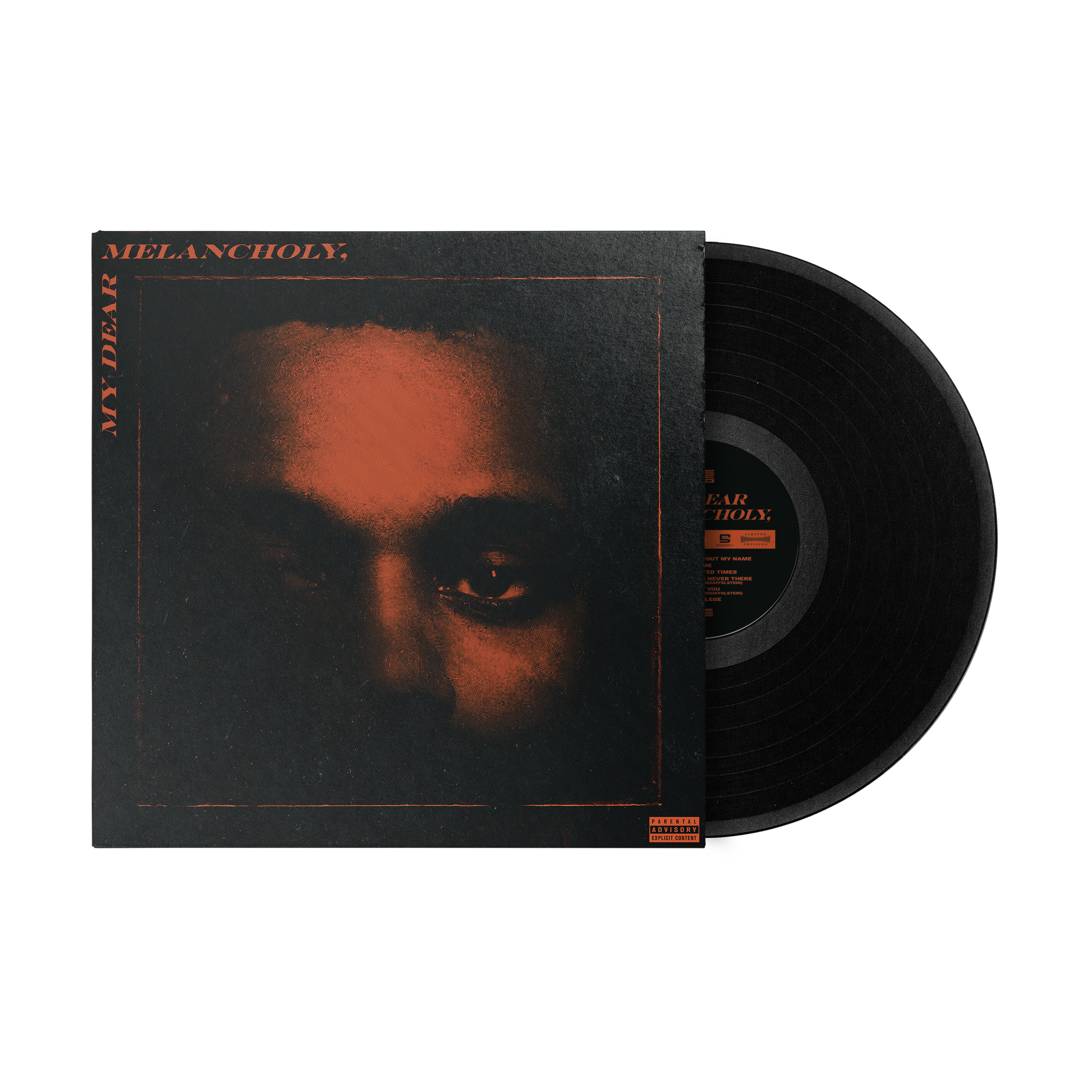 The Weeknd My Dear Melancholy レコード MY DEAR MELANCHOLY, 1LP X O S T O R E