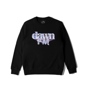 DAWN FM CHROME TITLE CREWNECK SWEATER