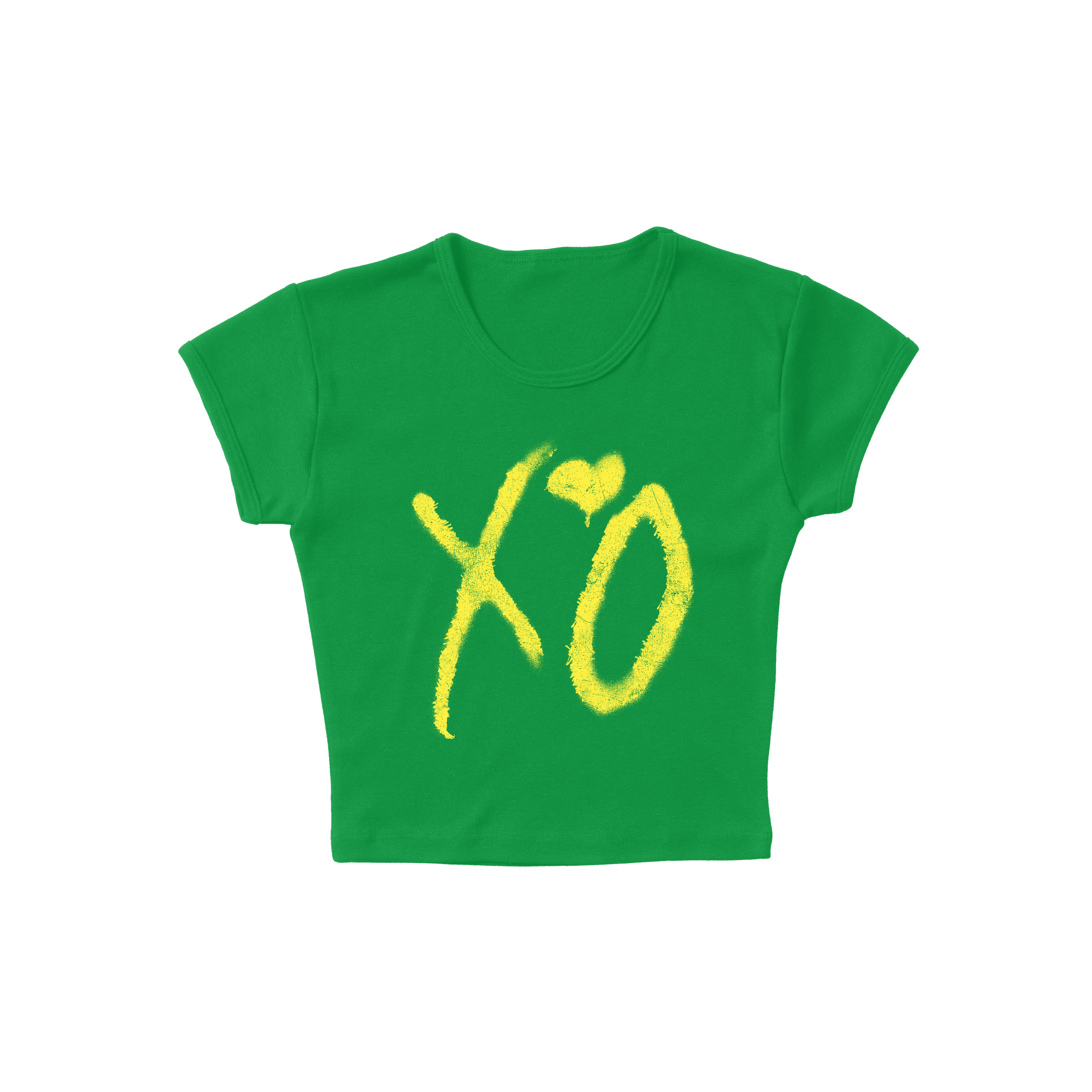 São Paulo XO Women's Crop Tee Green Front