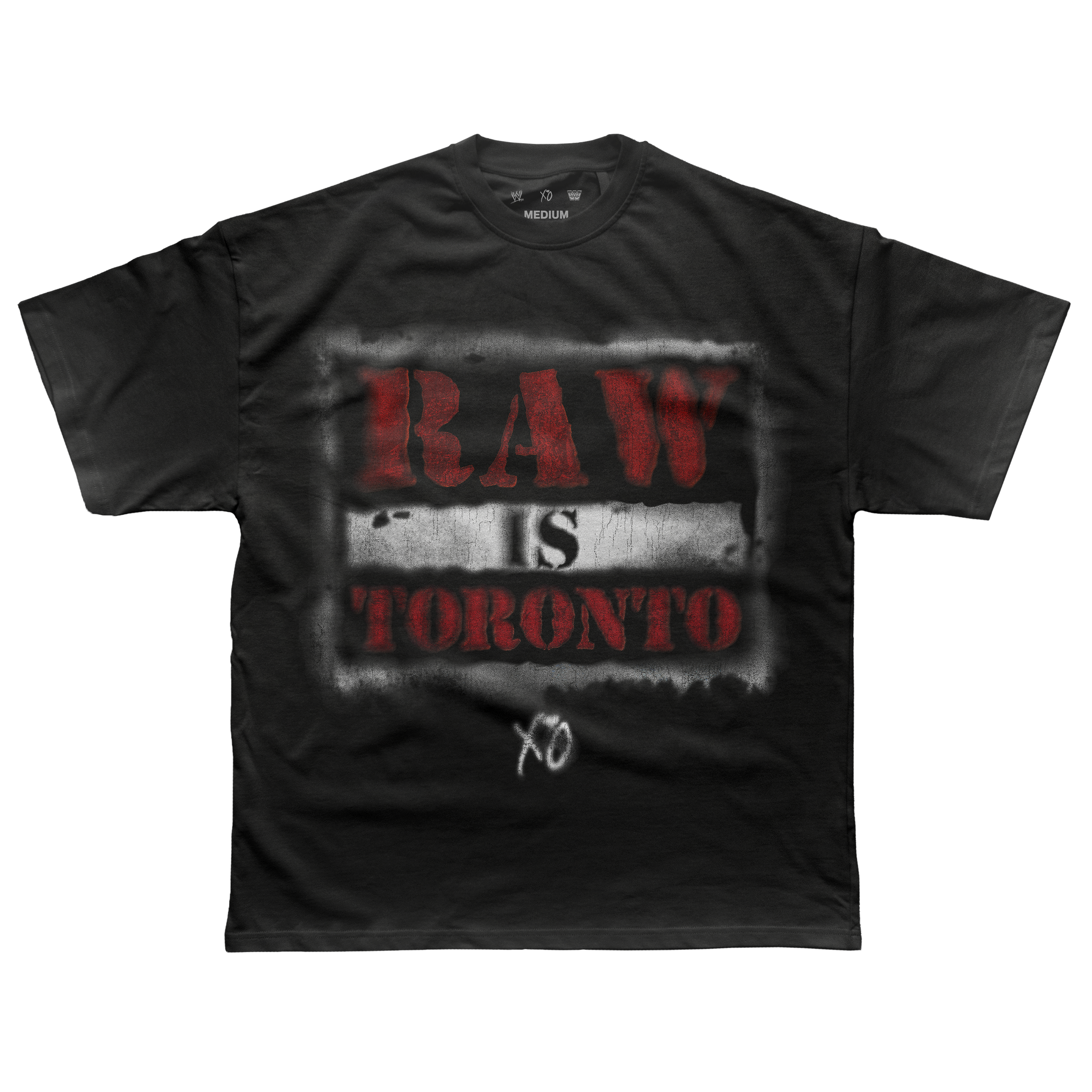 WWE X XO RAW IS TORONTO TEE Front