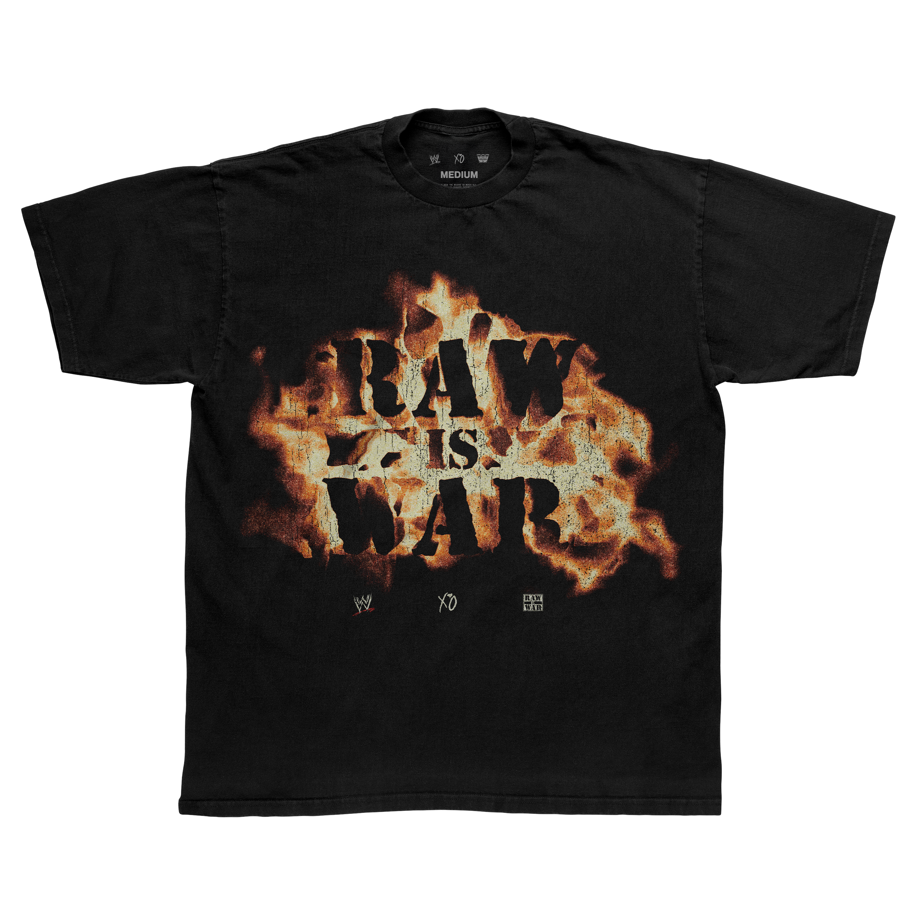 WWE X XO RAW IS WAR TEE Front