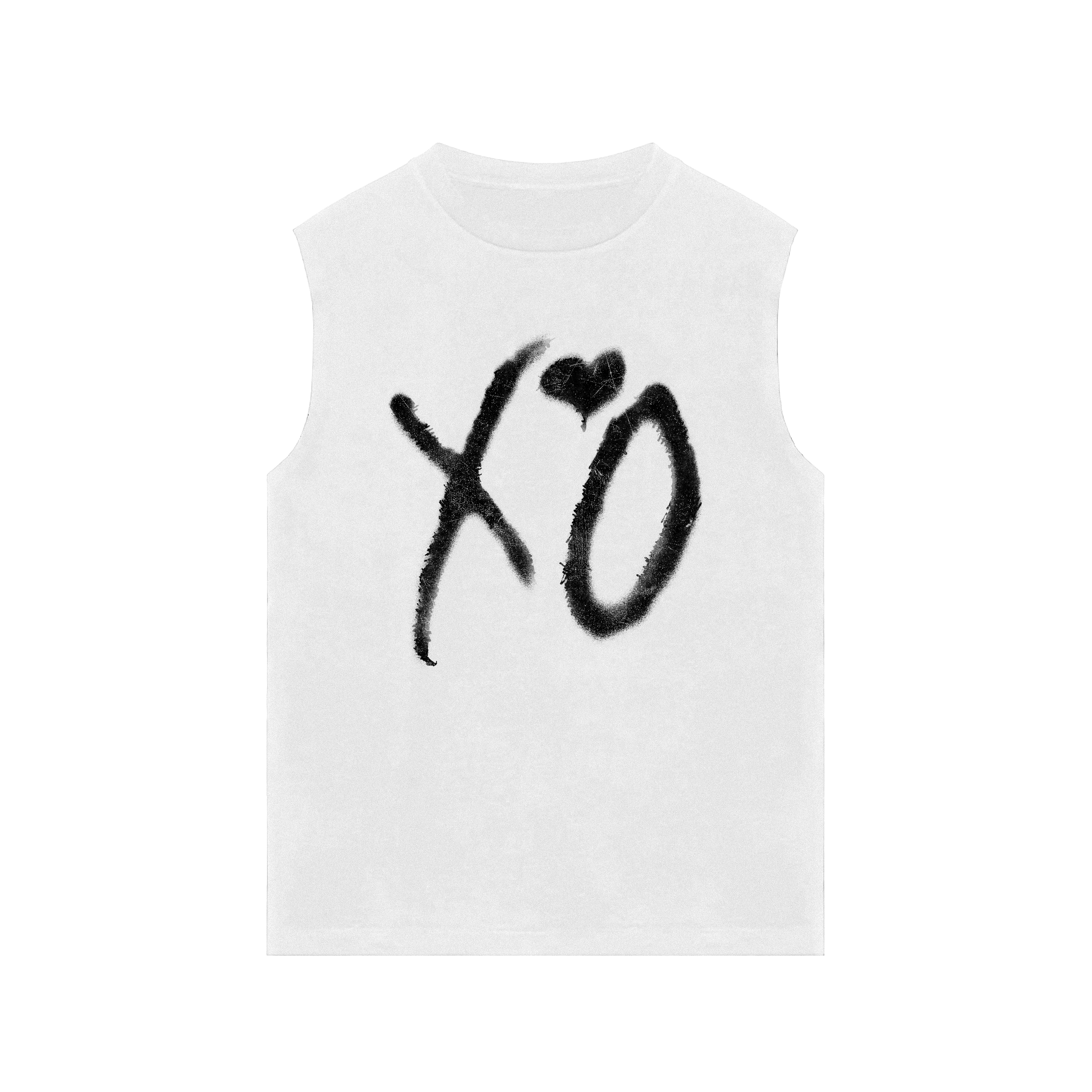 São Paulo XO Logo Cut Off Tee White