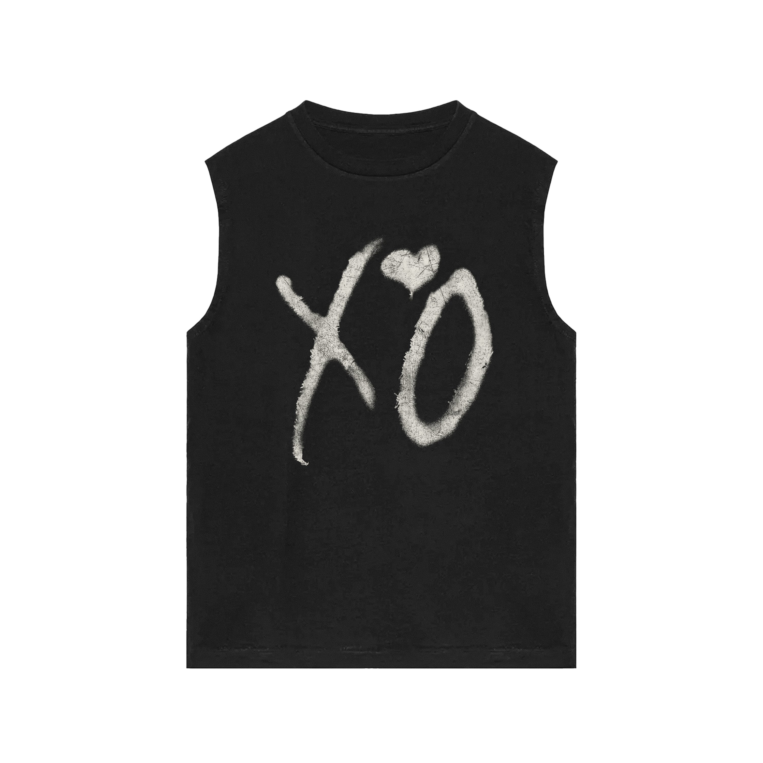 São Paulo XO Logo Cut Off Tee Black