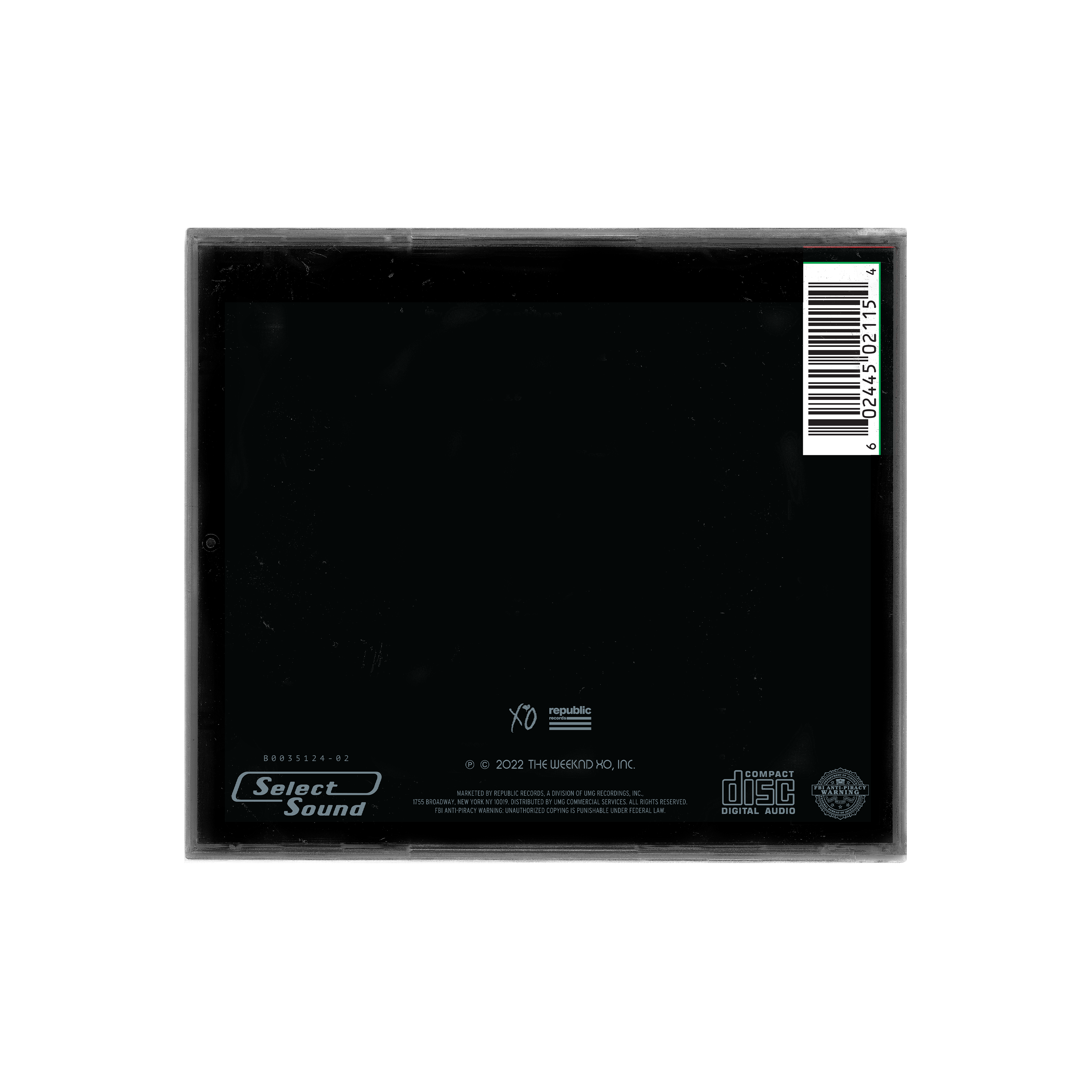 DAWN FM (CLEAN) CD BACK