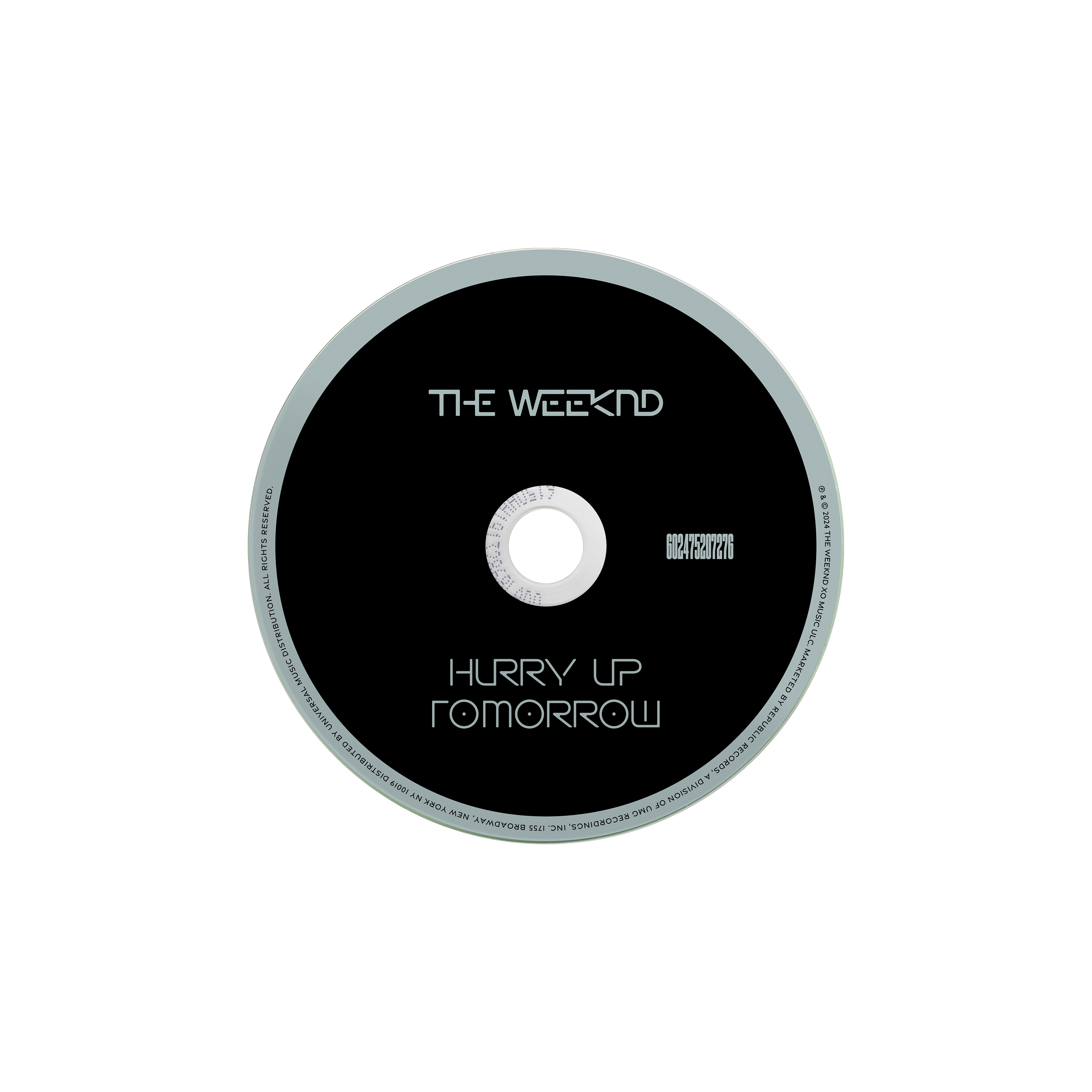 The Weeknd x Sorayama 'Hurry Up Tomorrow' Collector's Edition Signed CD Disc