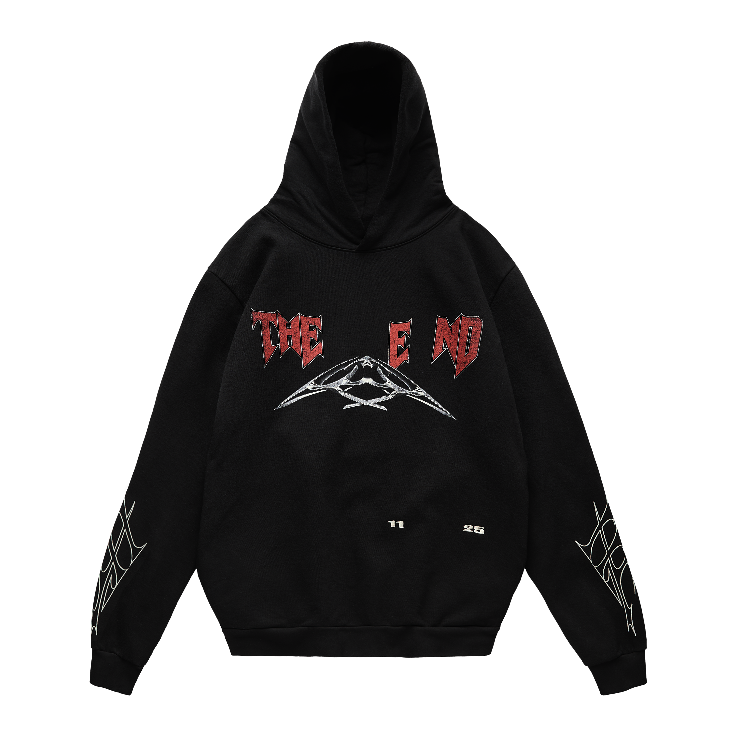 The End Heavyweight Pullover Hoodie Front