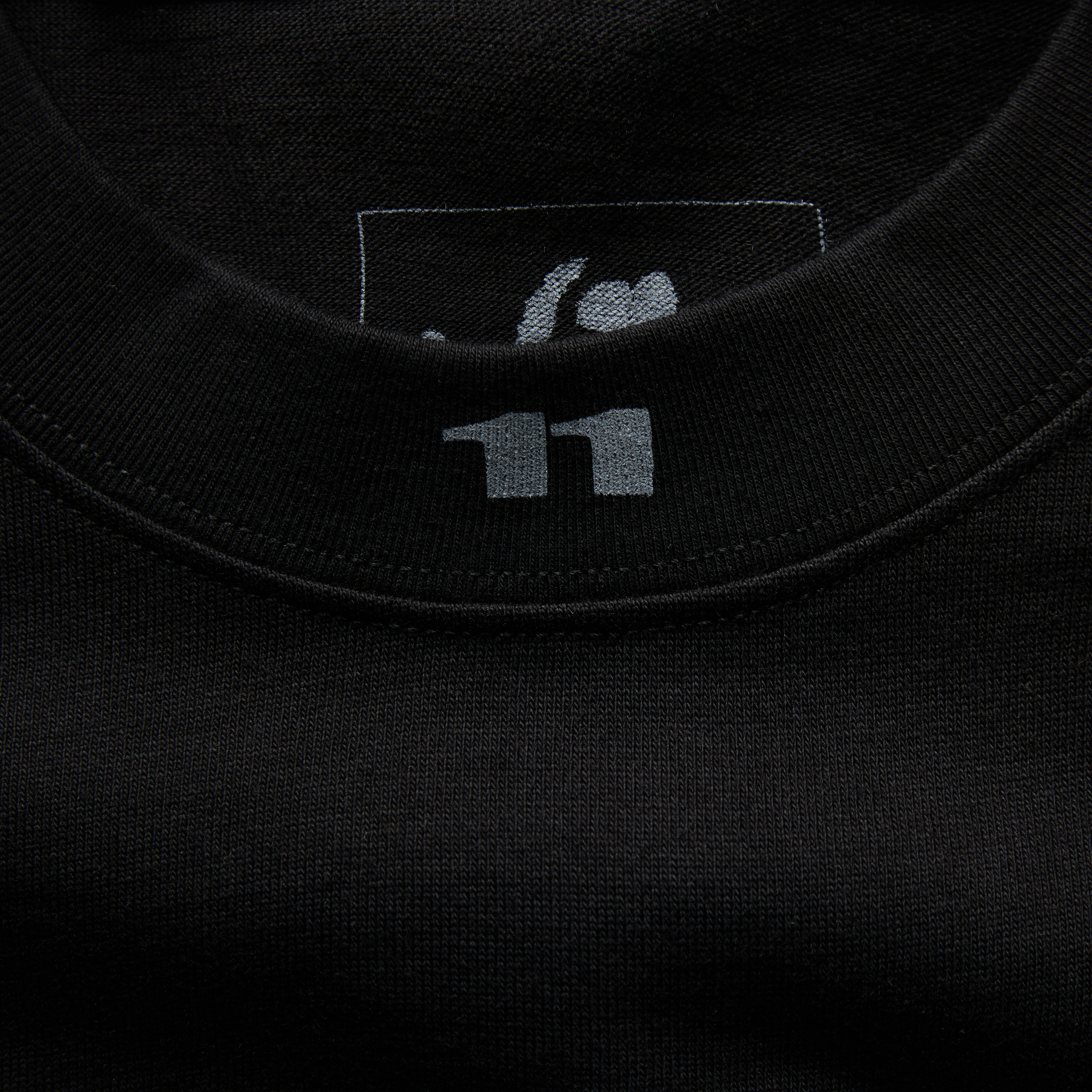 Chrome Logo Mock-Neck Box T-Shirt Detail 1