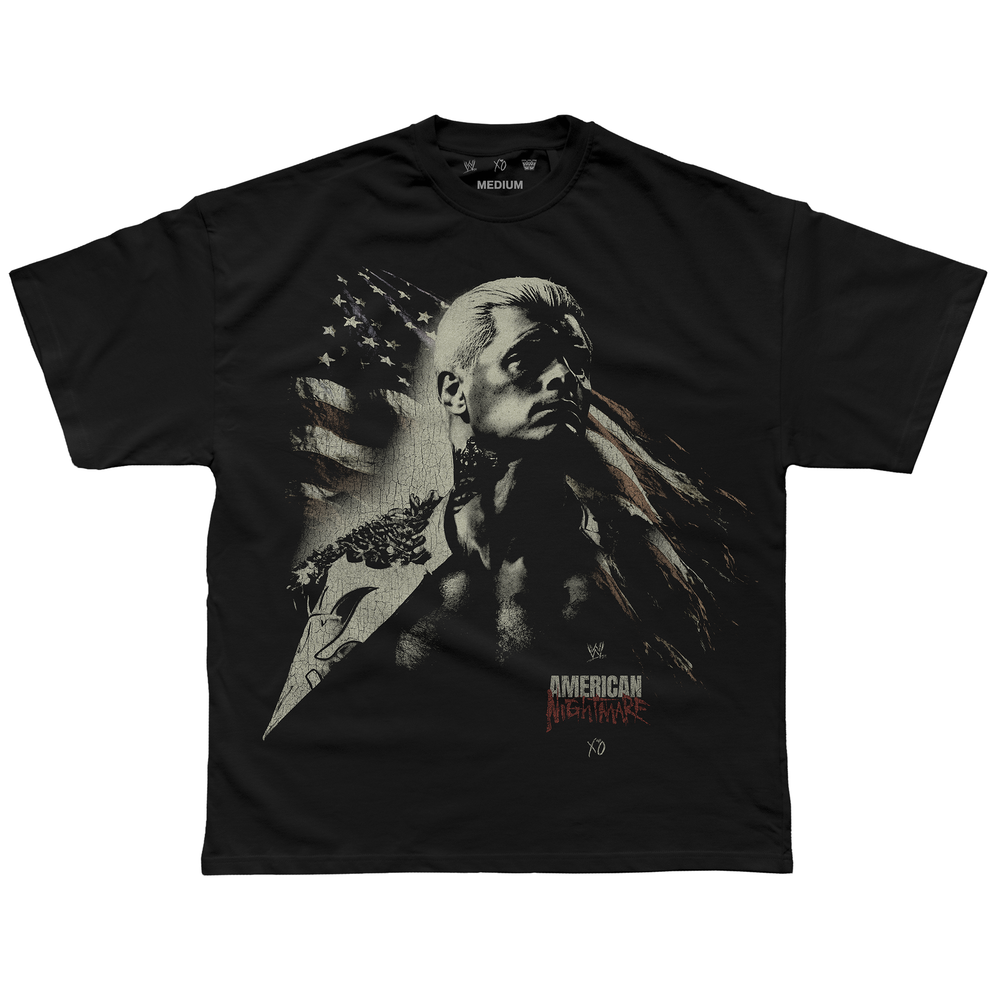 WWE x XO CODY RHODES TEE FRONT