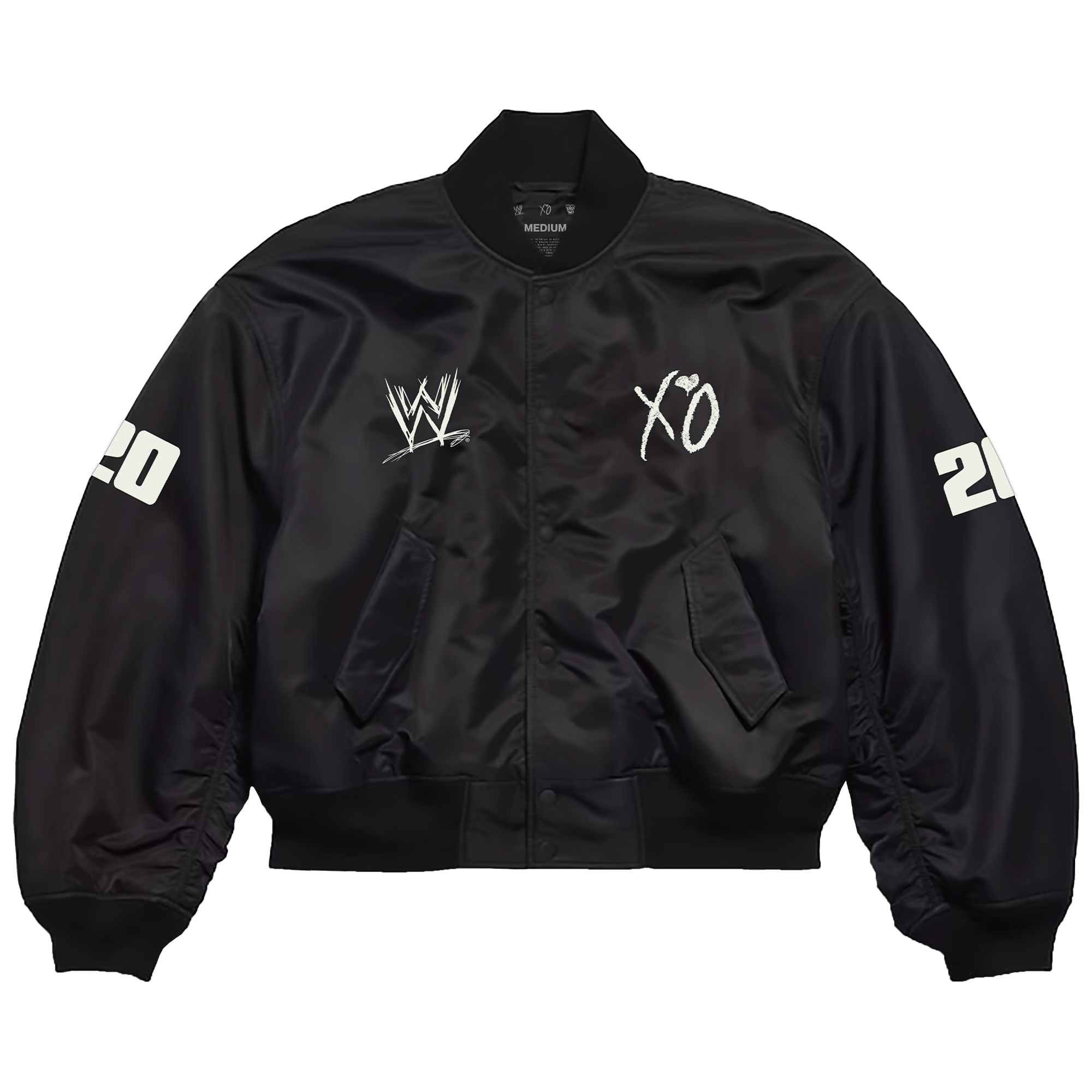 WWE x XO BOMBER JACKET FrONT