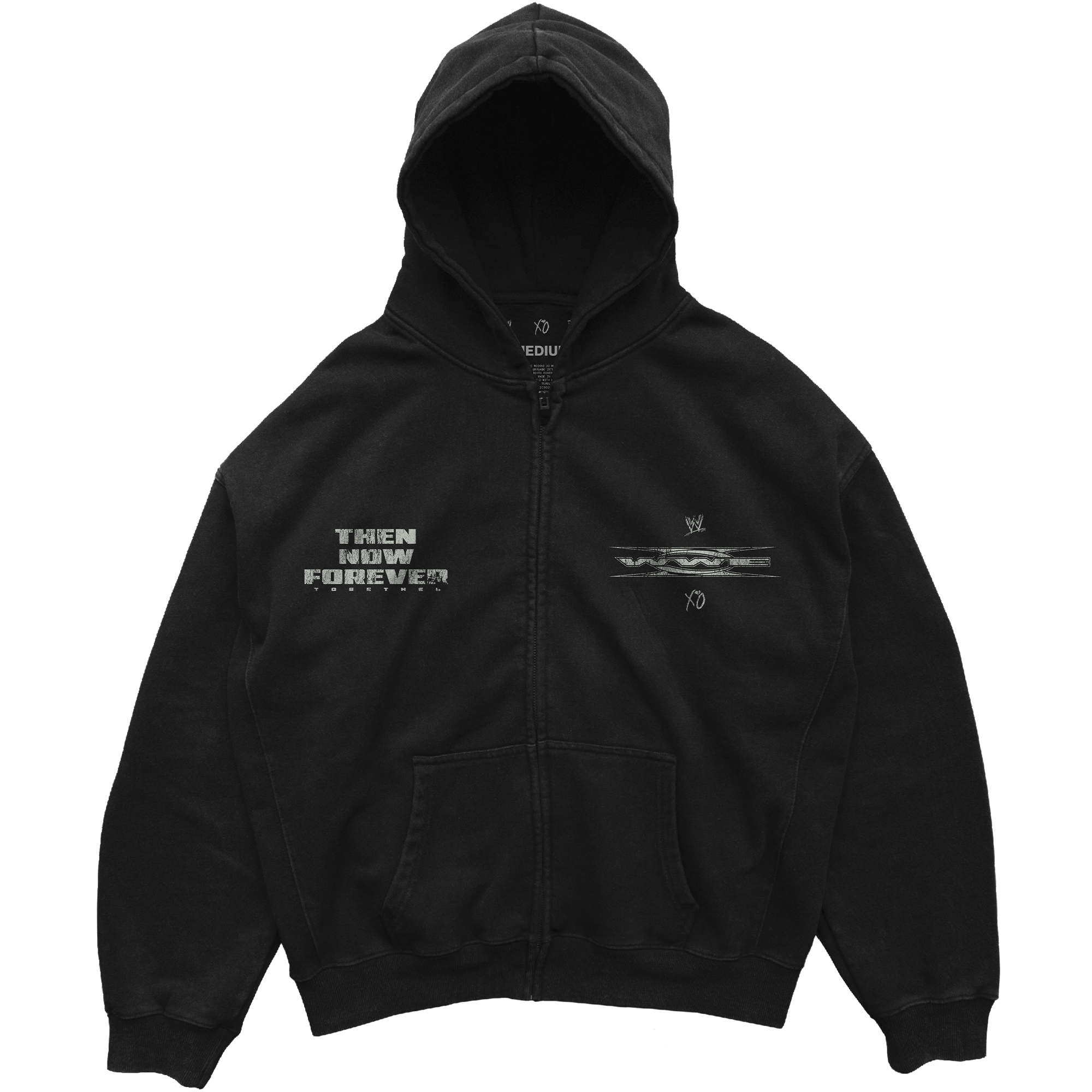 WWE x XO LEGENDS ZIP HOODIE FRONT