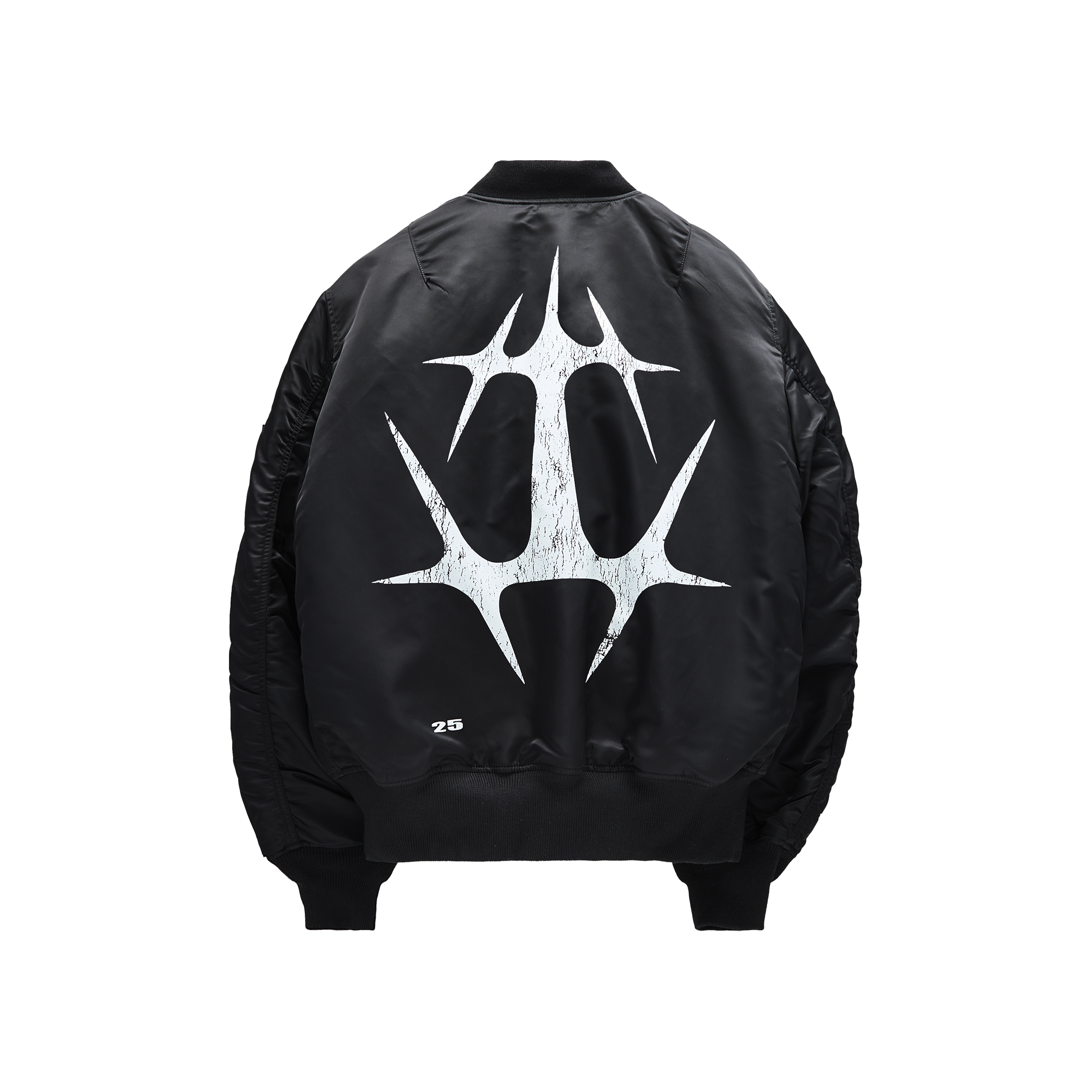 Spiked Logo MA-1 Bomber Jacket Back