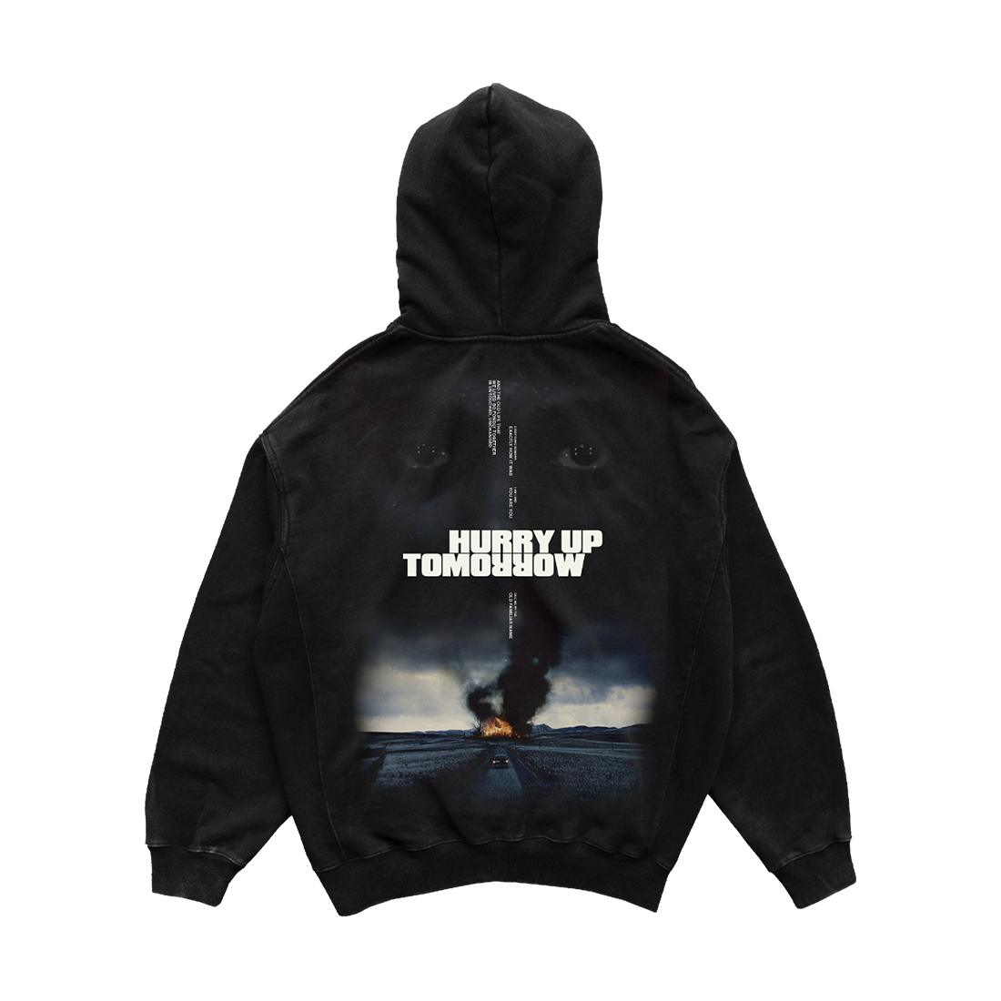 RED TERROR ZIP HOODIE BACK
